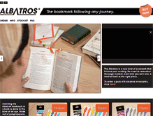 Tablet Screenshot of albatrosbookmark.com